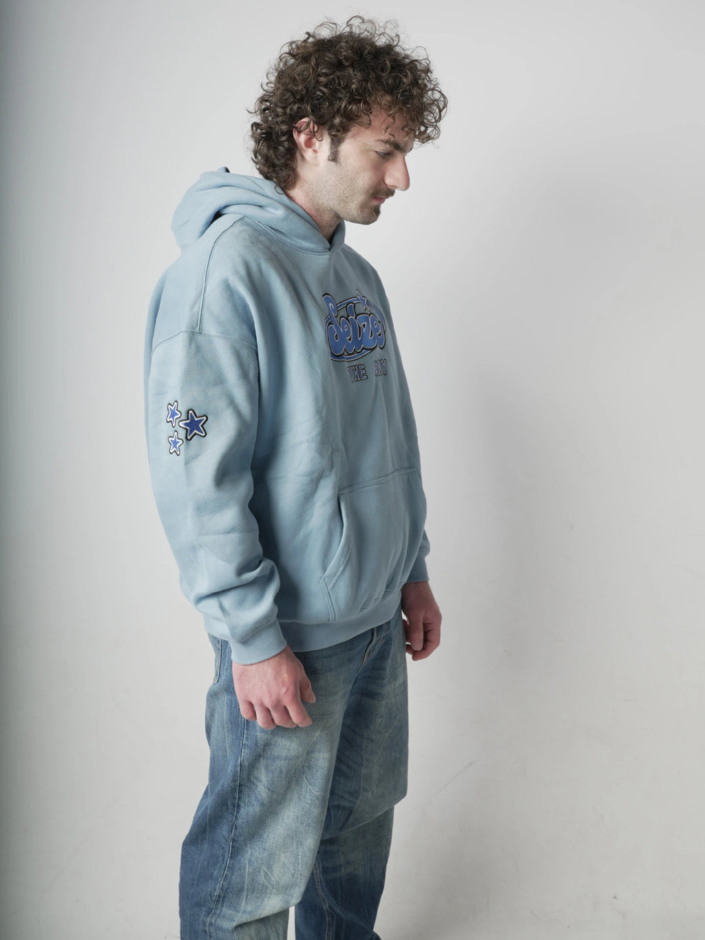 Model in Orbit Blue Hoodie van Seize the day 
