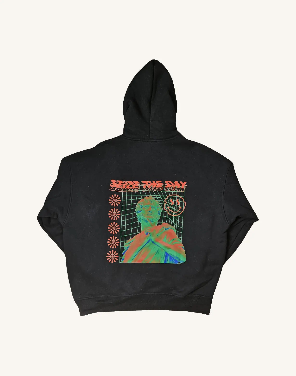 digital renaissance hoodie van seize the day achterkant